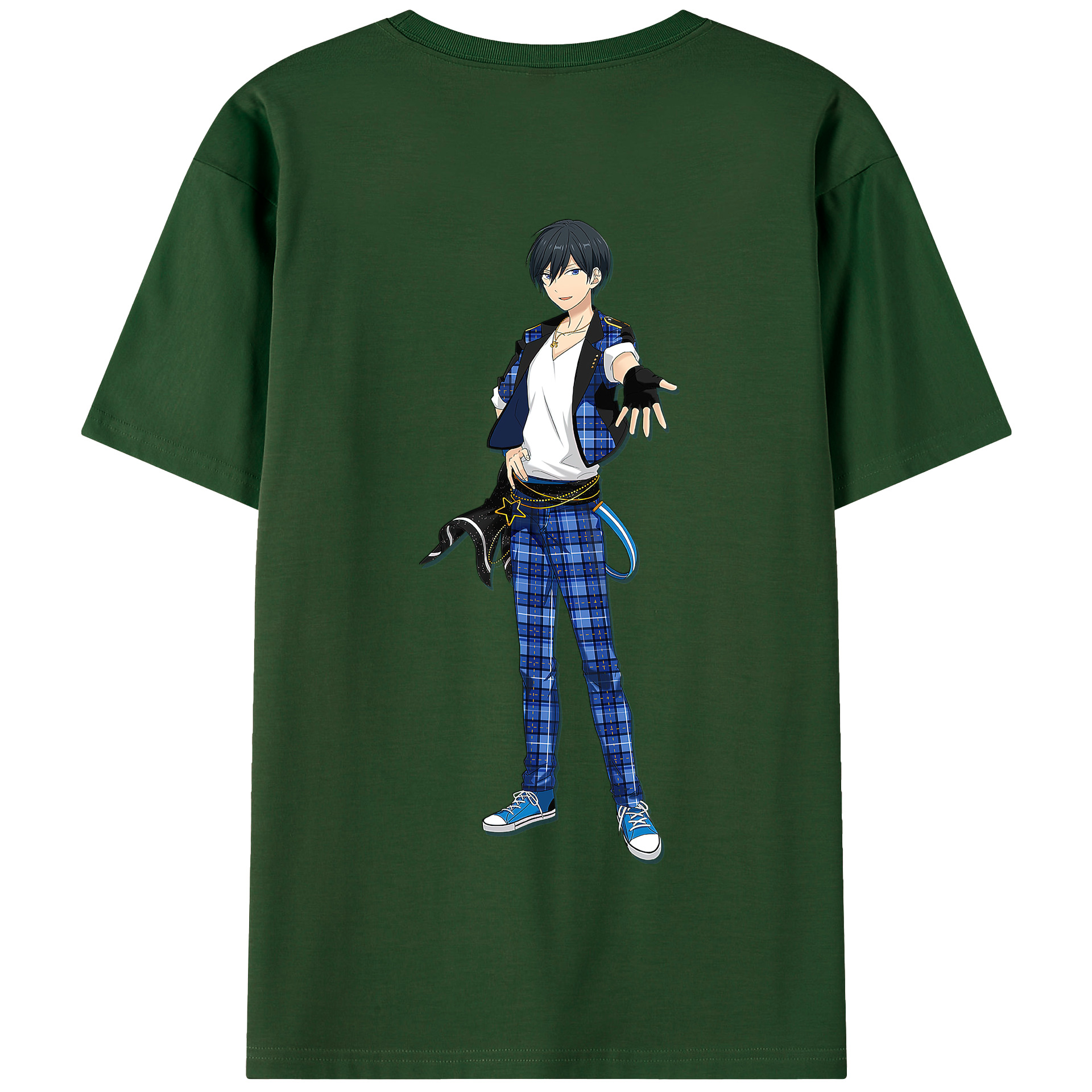 （画像用） あんさんぶるスターズ! Ensemble Stars 綿100％半袖Tシャツ（背面プリント）